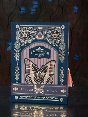 Vintage Butter Butterfly Notebook